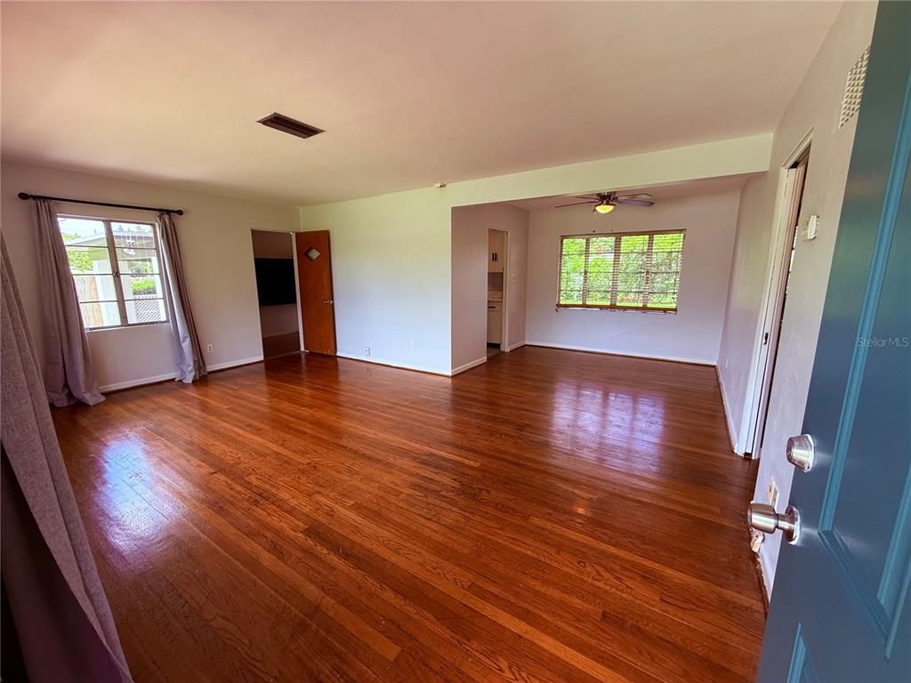 Empty room, Interior, Wood Texture Flooring