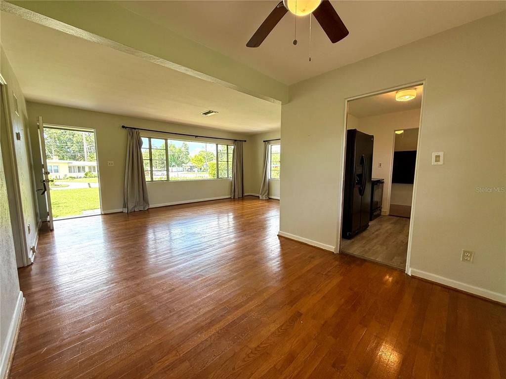 Empty room, Interior, Wood Texture Flooring