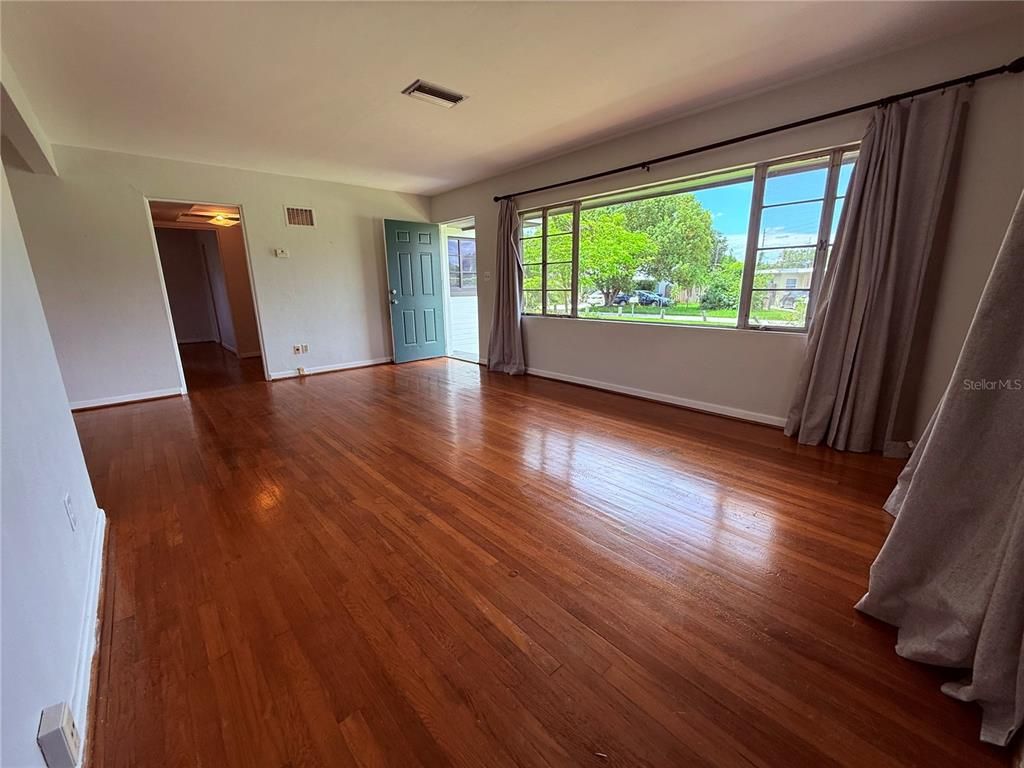 Empty room, Interior, Wood Texture Flooring