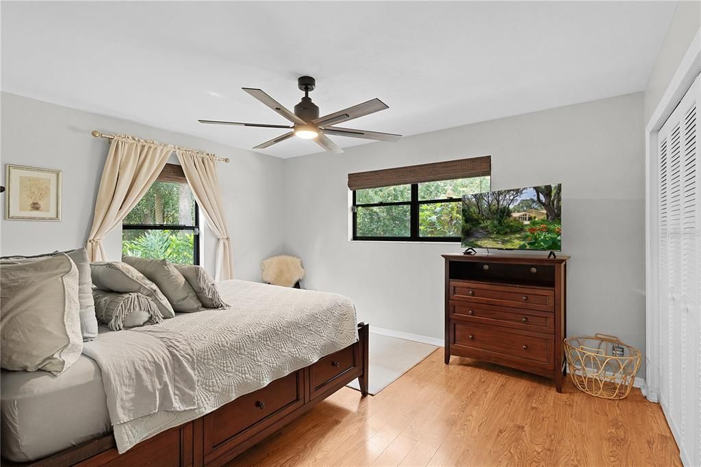 Bedroom, Interior, Wood Texture Flooring