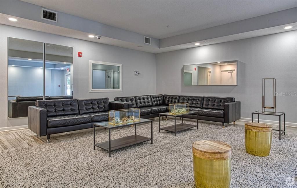 Interior, Living room, Recessed Lighting