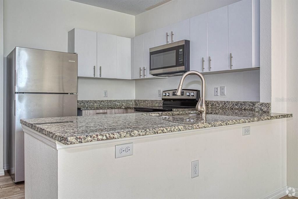 Interior, Kitchen, Wood Texture Flooring
