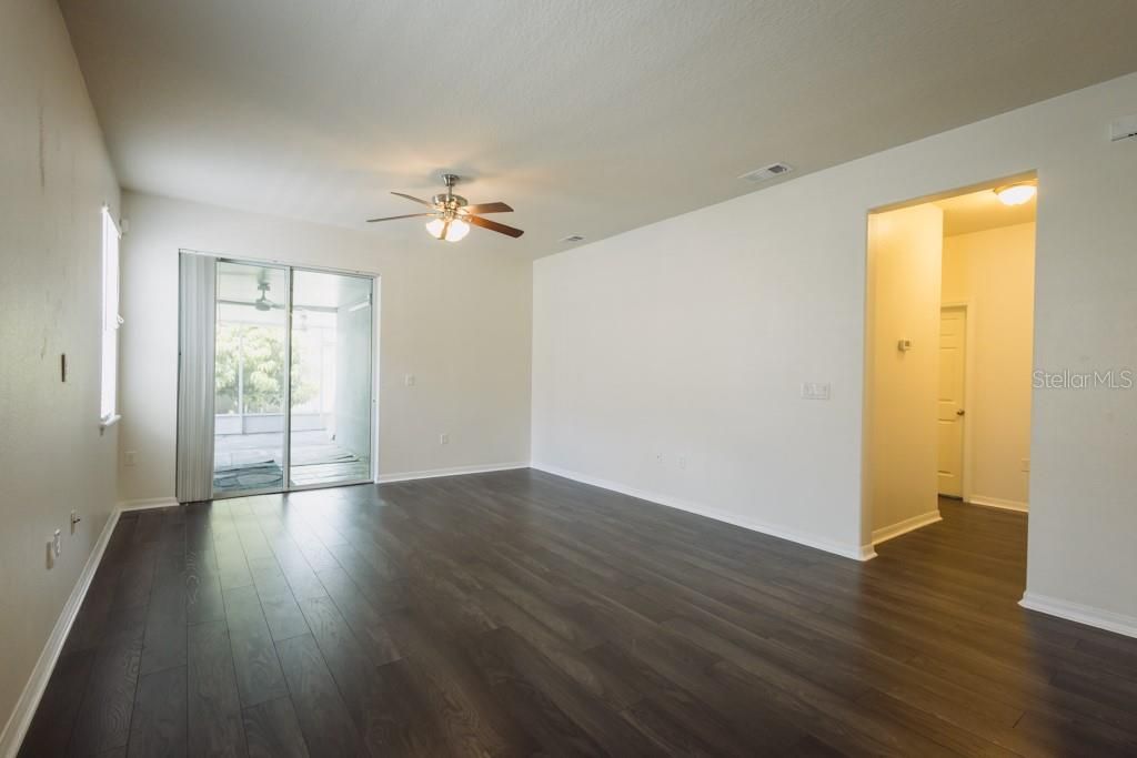 Empty room, Interior, Wood Texture Flooring