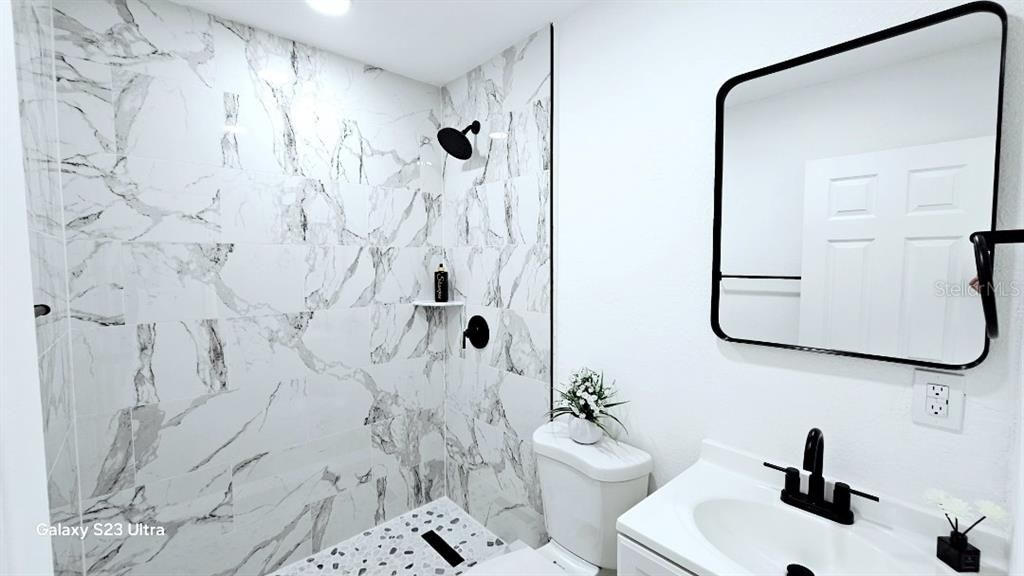 Bathroom, Interior, Marble Walls