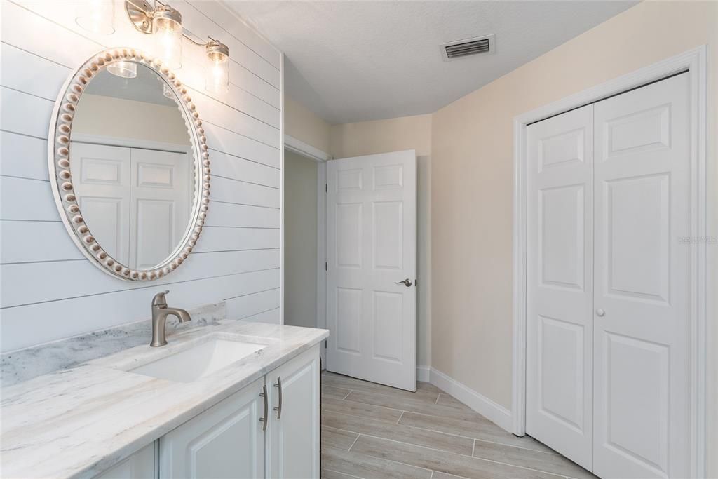 Bathroom, Interior, Wood Texture Flooring