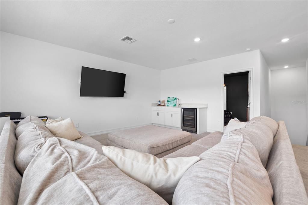 Interior, Living room, Recessed Lighting
