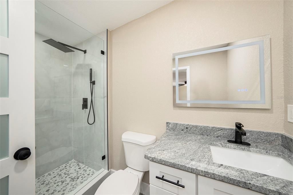 Bathroom, Glass Shower, Interior
