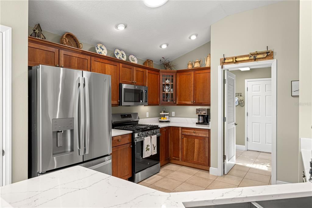 Interior, Kitchen, Recessed Lighting, Stainless Steel Appliances
