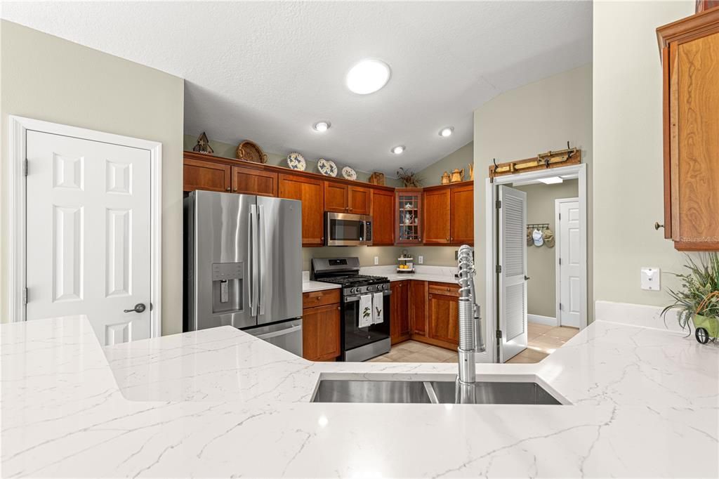 Interior, Kitchen, Recessed Lighting, Stainless Steel Appliances