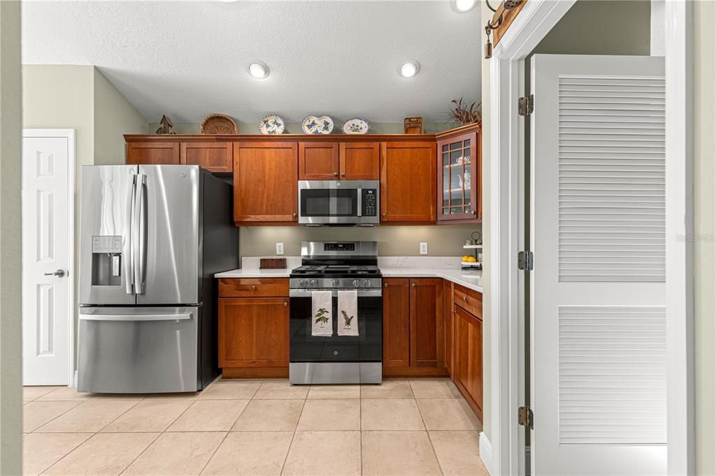 Interior, Kitchen, Recessed Lighting, Stainless Steel Appliances