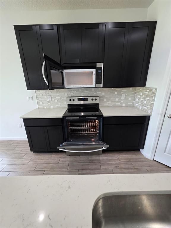 Interior, Kitchen, Wood Texture Flooring