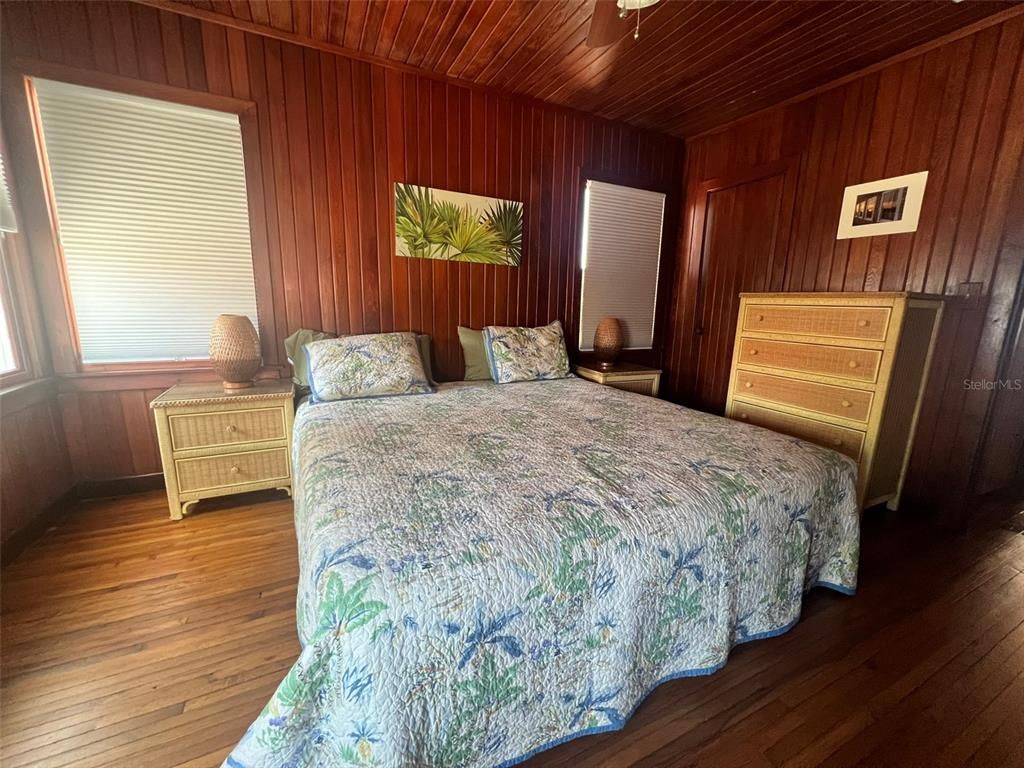 Bedroom, Interior, Wooden Ceilings, Wood Texture Flooring, Wooden Walls