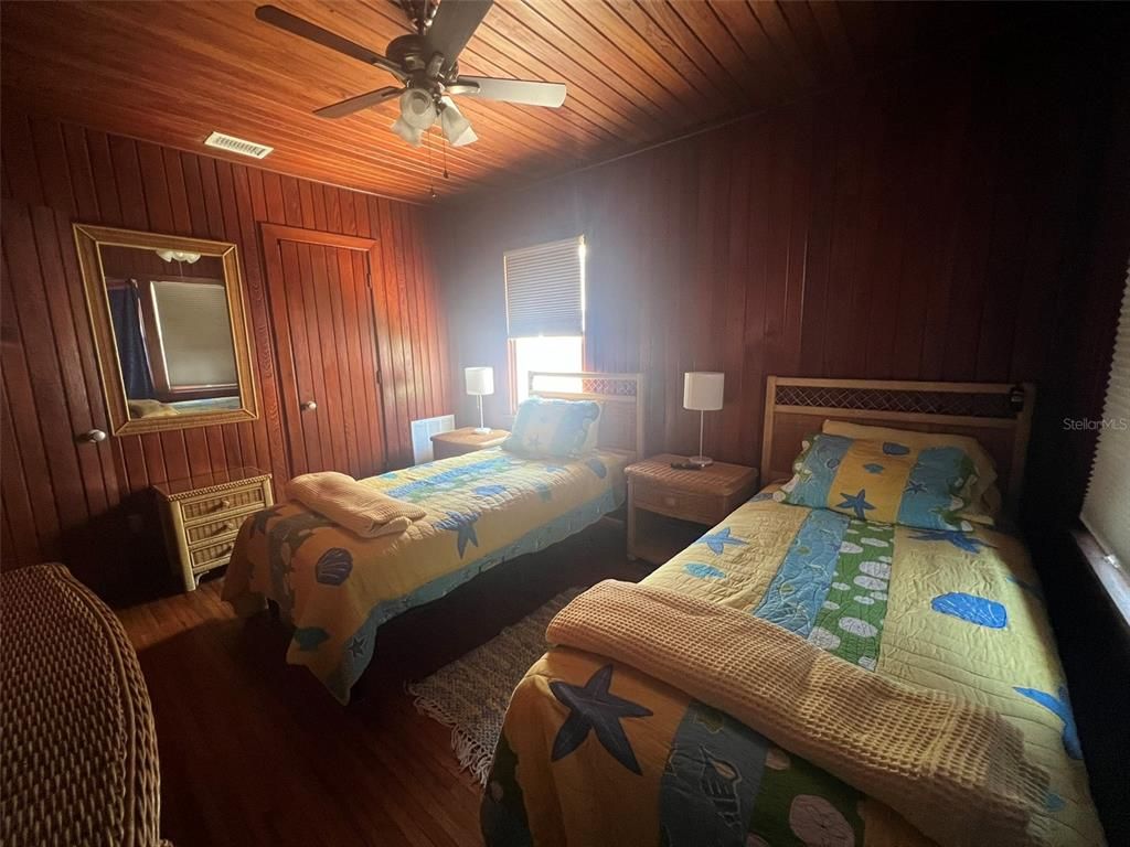 Bedroom, Interior, Wooden Ceilings, Wood Texture Flooring, Wooden Walls