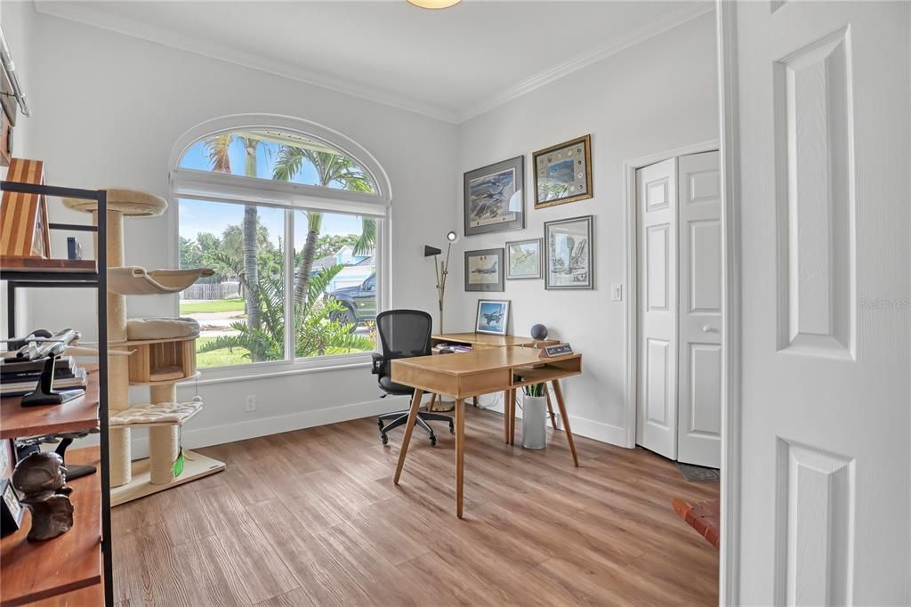 Home Office, Interior, Wood Texture Flooring