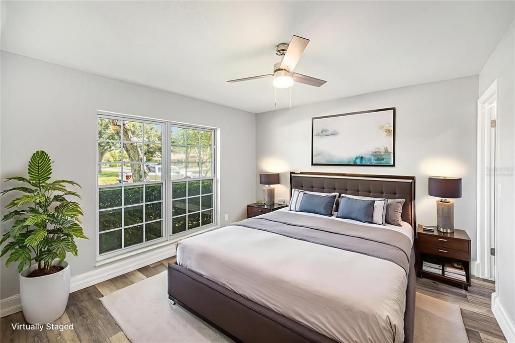 Bedroom, Interior, Wood Texture Flooring