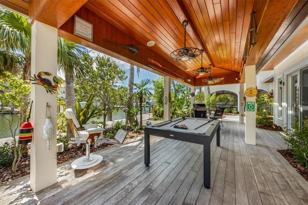 Exterior, Game Room, Wooden Ceilings