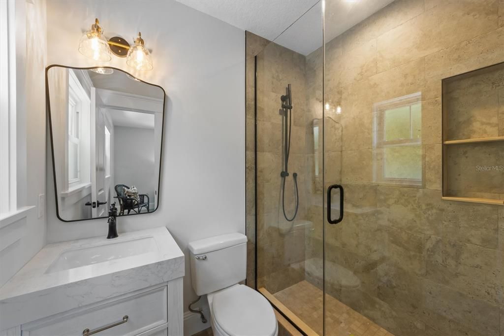 Bathroom, Glass Shower, Interior