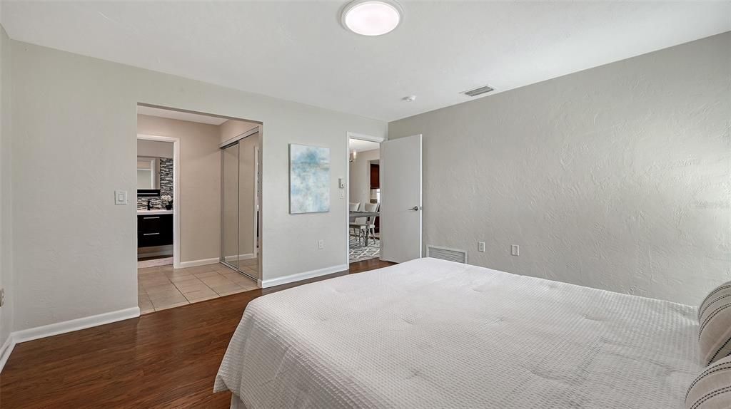 Bedroom, Interior, Wood Texture Flooring