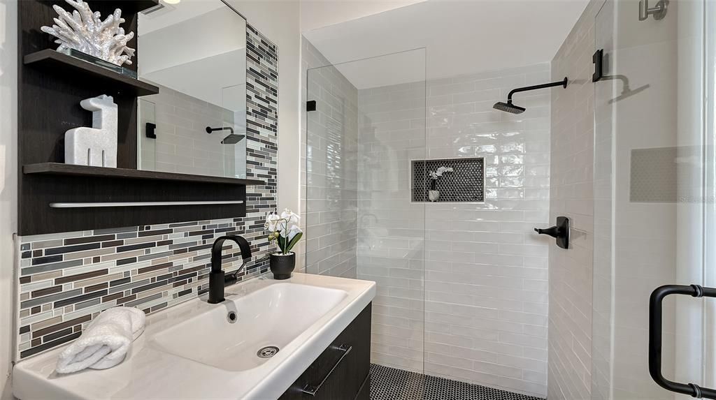 Bathroom, Glass Shower, Interior