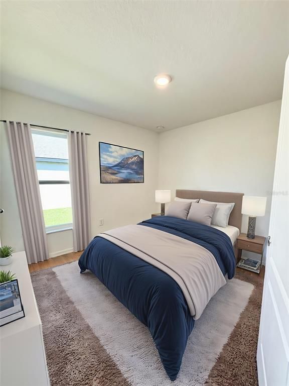 Bedroom, Interior, Recessed Lighting