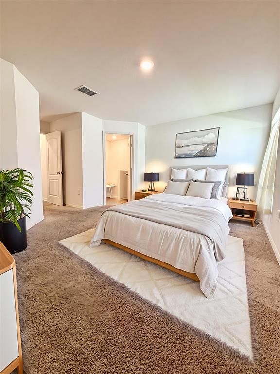 Bedroom, Interior, Recessed Lighting