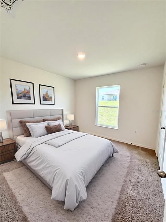 Bedroom, Interior, Recessed Lighting