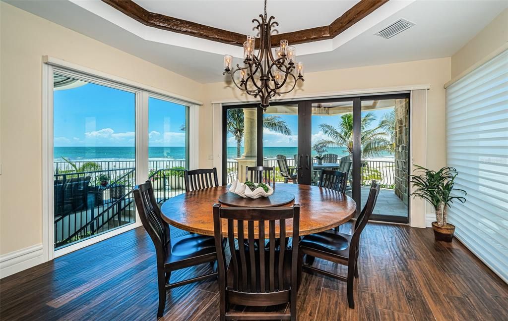 Chandelier, Dining room, Interior, Water, Wood Texture Flooring