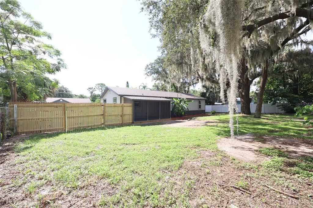 Backyard, Exterior