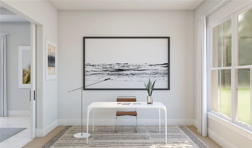 Home Office, Interior