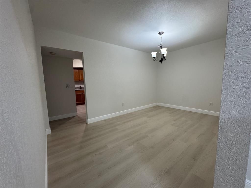 Chandelier, Empty room, Interior, Wood Texture Flooring