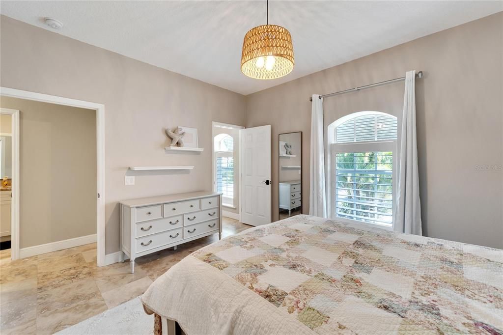 Bedroom, Interior, Pendant Lights