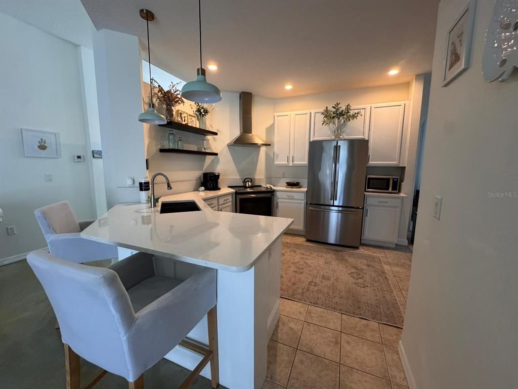 Dining room, Interior, Kitchen, Pendant Lights, Recessed Lighting