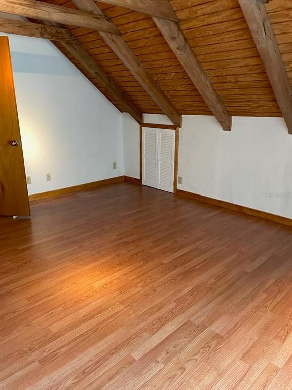 Empty room, Interior, Wooden Beams, Wooden Ceilings, Wood Texture Flooring