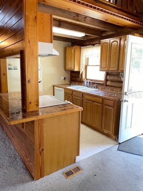 Interior, Kitchen, Wooden Beams