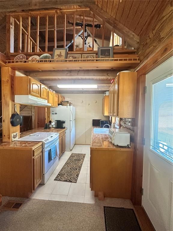 Interior, Kitchen, Wooden Beams, Wooden Ceilings