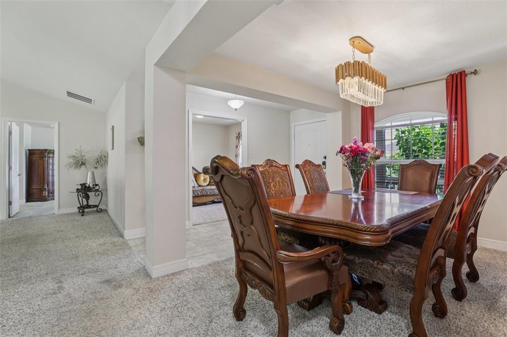 Chandelier, Dining room, Interior