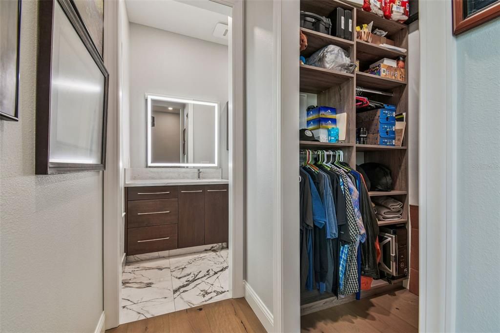 Interior, Marble, Walk-in Closets, Wood Texture Flooring