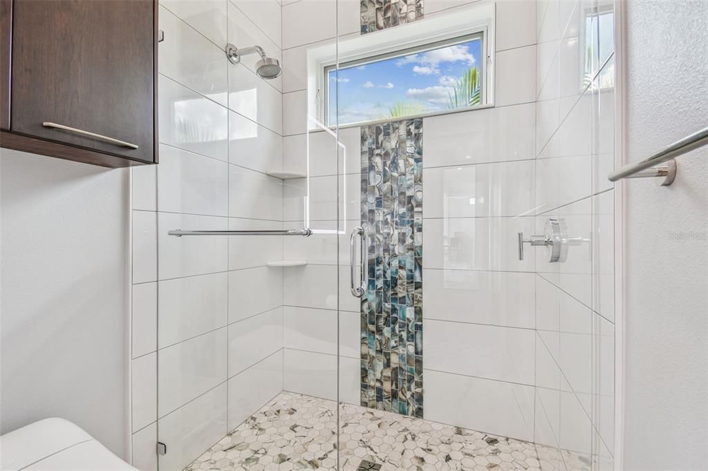 Bathroom, Glass Shower, Interior