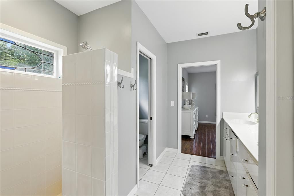 Bathroom, Interior, Wood Texture Flooring
