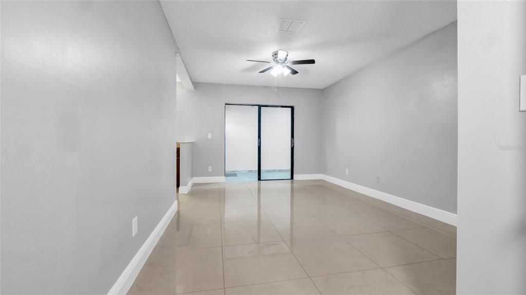 Chandelier, Empty room, Fireplace, Interior, Recessed Lighting