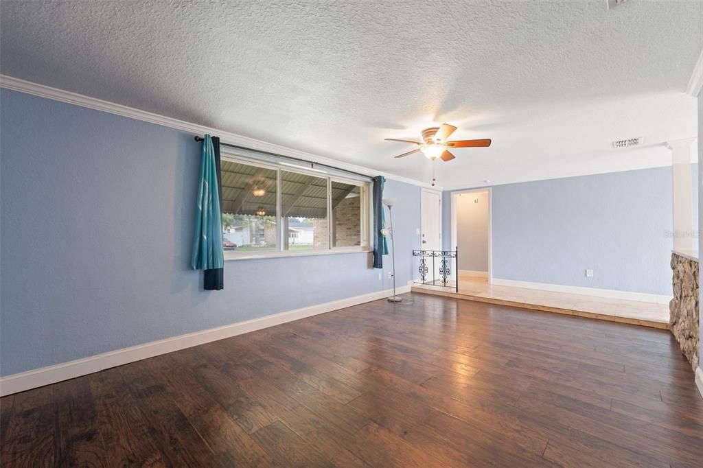 Empty room, Interior, Wood Texture Flooring