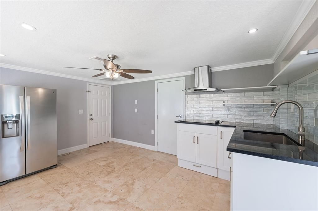 Interior, Kitchen, Recessed Lighting, Stainless Steel Appliances