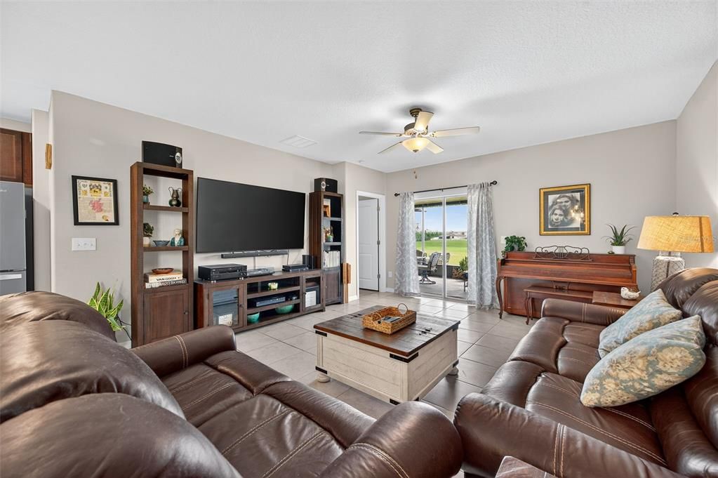Interior, Living room, Piano