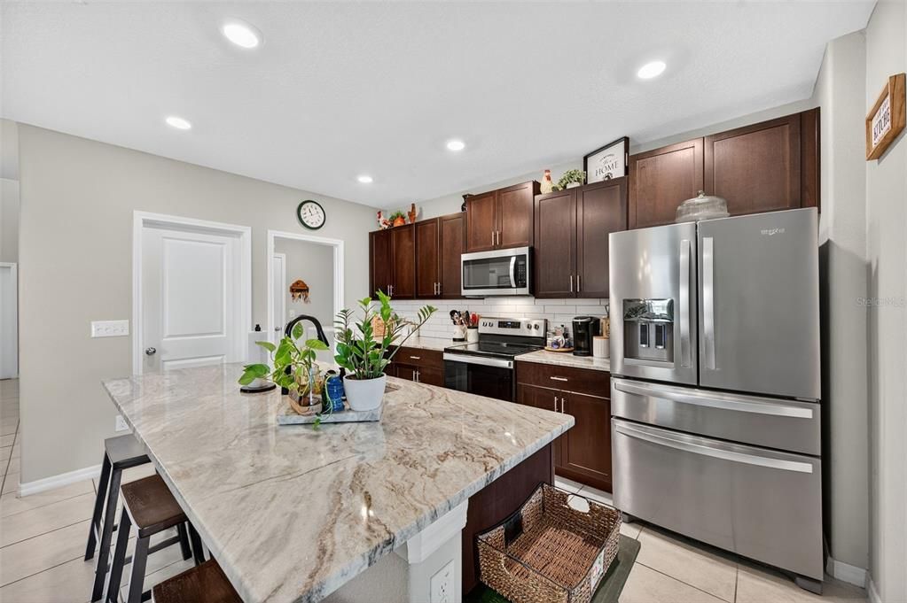Interior, Kitchen, Recessed Lighting, Stainless Steel Appliances