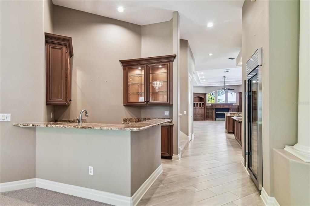 Interior, Pendant Lights, Recessed Lighting, Wood Texture Flooring