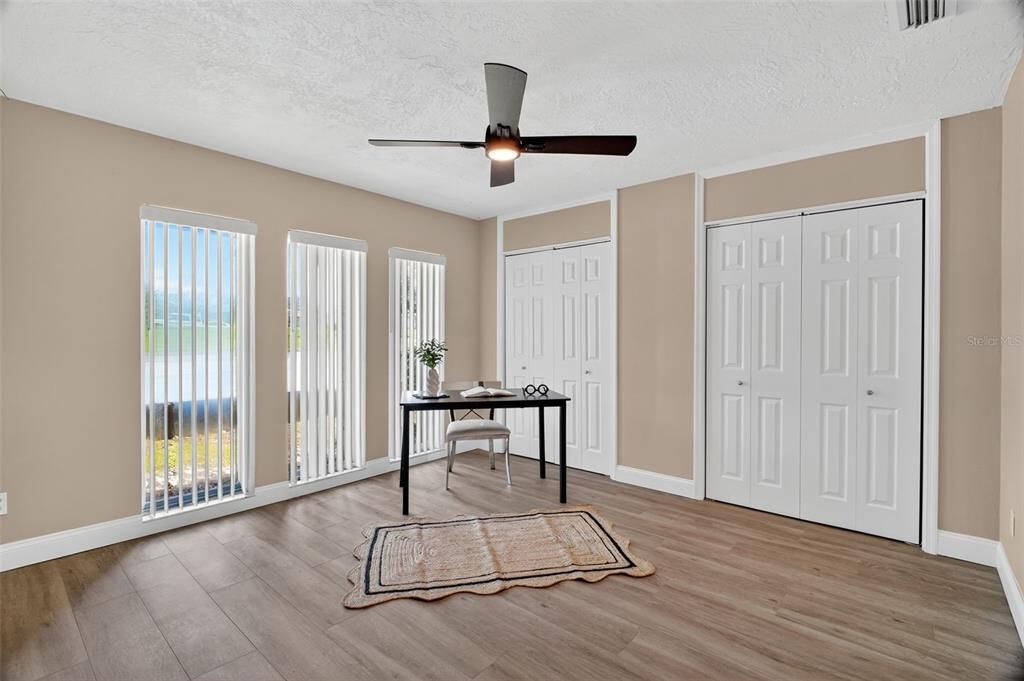 Home Office, Interior, Wood Texture Flooring