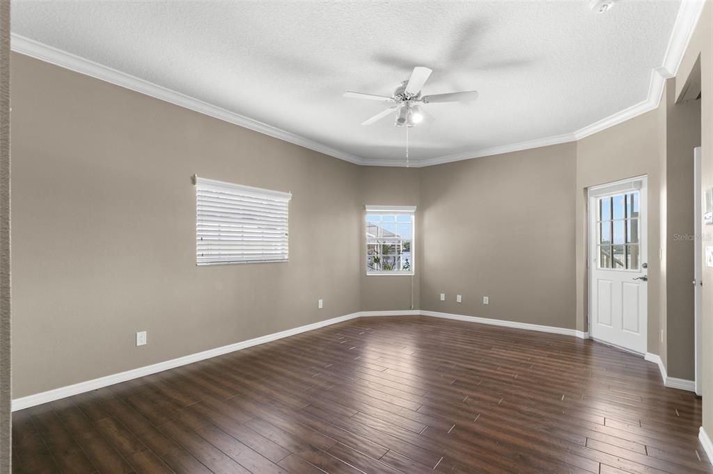 Empty room, Interior, Wood Texture Flooring