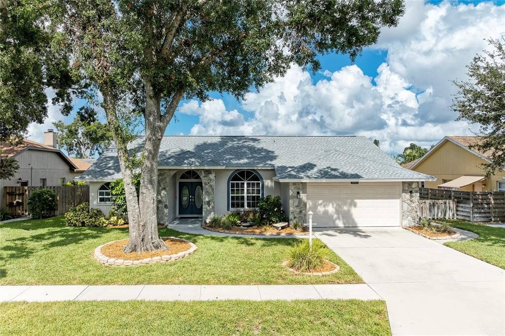 Attached, Backyard, Exterior, Facade, Ranch