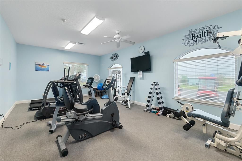 Fitness Equipment, Gym, Interior