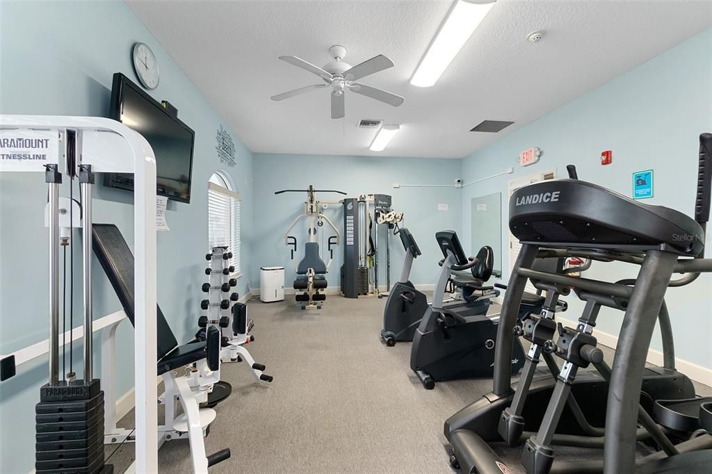 Fitness Equipment, Gym, Interior